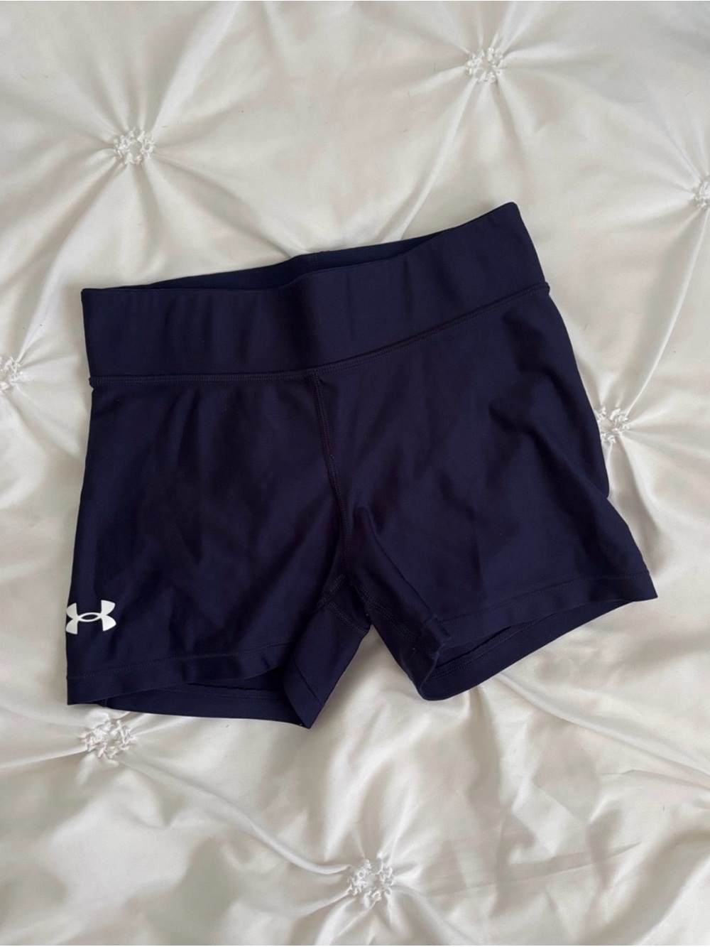 UNDER ARMOUR - Women's Navy Spandex Shorts